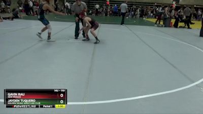 110 lbs Quarterfinal - Jayden Tuquero, Holmen Viking Wrestling Club vs Gavin Rau, New Prague