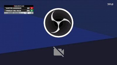 6A 120 lbs Champ. Round 1 - Sawyer Anderson, Highland vs Presley Del Valle, Kuna