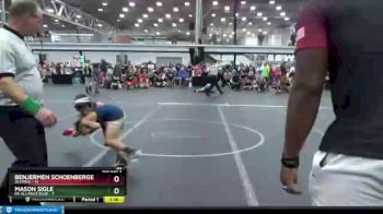 64 lbs Round 3 (4 Team) - Mason Sigle, PA Alliance Blue vs Benjermen Schoenberger, Olympia