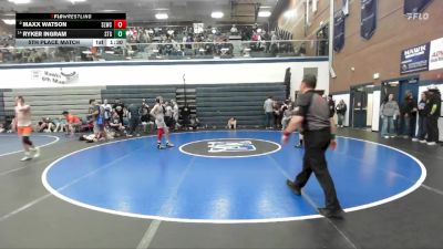 102 lbs 5th Place Match - Maxx Watson, Sandpoint Legacy Wrestling Club vs Ryker Ingram, Small Town Grims