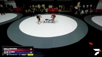 135 lbs Round 4 (16 Team) - Kayla Edwards, SDIKWA-FR vs Elyse Flores, SJWA-FR