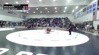 117 lbs Champ. Round 2 - Anika Del Castillo, Mt. San Antonio College vs Marie Saldana, Unattached