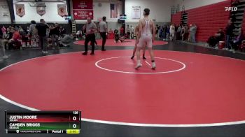 126 lbs Round 5 - Justin Moore, Solon vs Camden Briggs, Keokuk