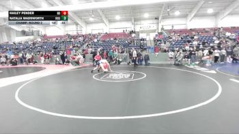 190 lbs Champ. Round 2 - Natalia Wadsworth, Ridgeline vs Hailey Pender, Mountain Ridge