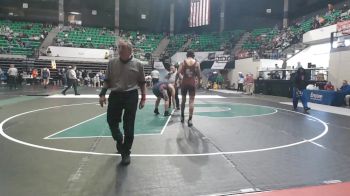 5A 175 lbs Cons. Round 2 - Aiden Hurd, A P Brewer High School vs Elliot Hall, Saint Clair County