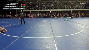 70 lbs Semifinal - Sawyer Hermsen, Humboldt Wildcat Wrestling vs Geremy Thompson, Summit Wrestling Academy