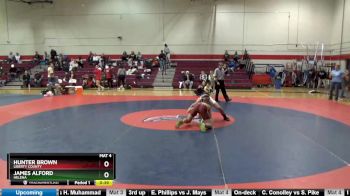 132 lbs 3rd Place Match - Hunter Brown, Liberty County vs James Alford, Helena
