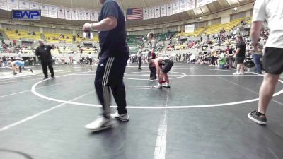 90 lbs Quarterfinal - Klay Flickinger, Pottsville Apache Youth Wrestling vs Jude Schweizer, Conway Wrestling Club