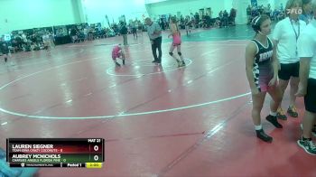 100 lbs Placement (16 Team) - Aubrey Mcnichols, Charlies Angels Florida Pink vs Lauren Siegner, Team Iowa Crazy Coconuts