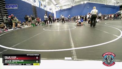 100 lbs Placement (4 Team) - Millie Cook, Queens Of Chaos vs Gracie Obermiller, Girls With Grit