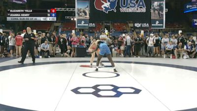 155 lbs Cons. Sub-rd Of 32 - Elizabeth Yelle, Texas vs Joanna Henry, Texas