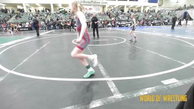 65 lbs Consi Of 4 - Peyton Schiess, COWA vs Tory Rice, Clinton Youth Wrestling