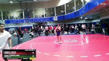 141 lbs Cons. Round 3 - Jeremy Ortiz, Campbellsville (Ky.) vs Chad Strickland, Montevallo