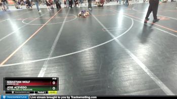 46-47 lbs Round 2 - Sebastian Wolf, Lewiston WC vs Jose Acevedo, Tri-Town Bullyz Wrestling