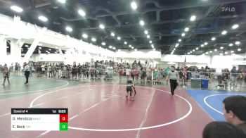 46 lbs Consi Of 4 - Dakota Mendoza, Mantanona TC vs Elijah Beck, Top Rank