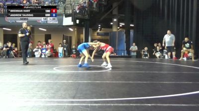 80 lbs Semis - Brennan Hart, Team Donahoe Wrestling Club vs Andrew Taussig, Greater Heights Wrestling Club