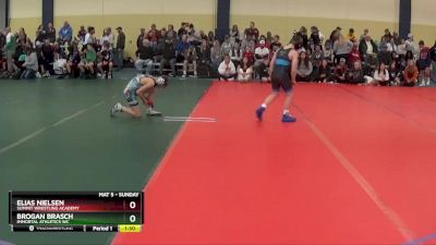 85 lbs Champ. Round 2 - Brogan Brasch, Immortal Athletics WC vs Elias Nielsen, Summit Wrestling Academy