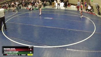 81-87 lbs Cons. Round 5 - Thatcher Purser, Charger Wrestling Club vs Rhyden Hicks, Aniciete Training Club