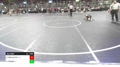 72 lbs Consi Of 4 - Grant Betsworth, Windsor Youth Wrestling vs Colt Roeder, Young Guns (IL)