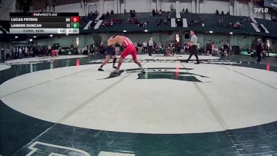 141 lbs Cons. Semi - Landen Duncan, Kent State vs Lucas Peters, Indiana