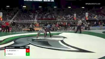 3A-160 lbs Cons. Round 2 - Lannon Brazelton, Powell vs Jean Nelson, Lyman