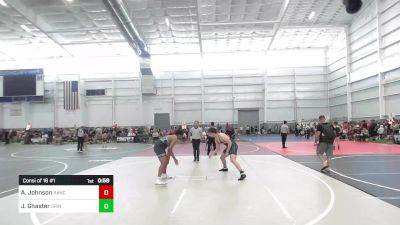 190 lbs Consi Of 16 #1 - Allan Johnson, Rancho Bernardo WC vs Justus Ghaster, Grindhouse WC West