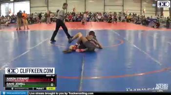 130 lbs Round 4 (6 Team) - Aaron Stewart, Dynasty Death Row vs David Jewell, Minion Green