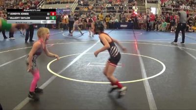 45 lbs Cons. Round 2 - Elliott Taylor, Westfall vs Jordyn Jones, Canton South