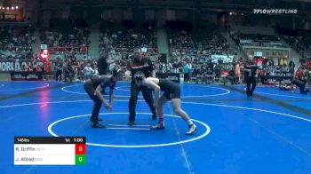 145 lbs Consolation - Kasey Griffin, Threestyle vs Jace Allred, Morris Eagles WC