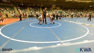 70 lbs Consi Of 4 - Beckham Meyer, Cushing Tigers vs Boone Hayes, Weatherford Youth Wrestling