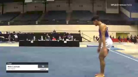 Max Lozinak - Floor, Gym World - 2021 USA Gymnastics Development Program National Championships