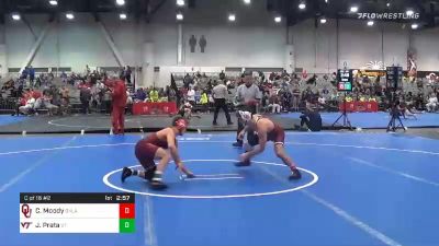 125 lbs Consolation - Christian Moody, Oklahoma vs Joey Prata, Virginia Tech