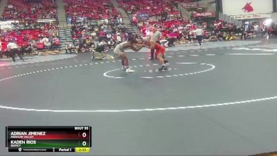 125 lbs Cons. Round 3 - Kaden Rios, Quincy vs Adrian Jimenez, Missouri Valley