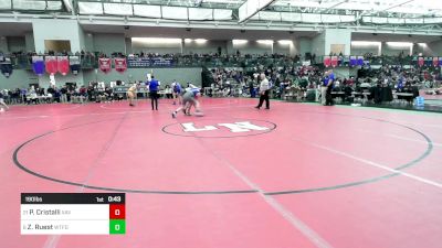 190 lbs Consi Of 16 #2 - Paul Cristalli, Xavier vs Zachary Ruest, Waterford