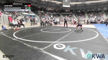 75 lbs Semifinal - Ollie Page, Fort Gibson Youth Wrestling vs Gavin Hollingsworth, Coweta Tiger Wrestling