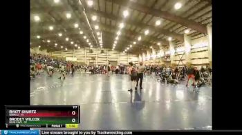 117 lbs Champ Round 1 (16 Team) - Ezra Gillette, Idaho 2 vs Lane Rumsey, Bear Cave