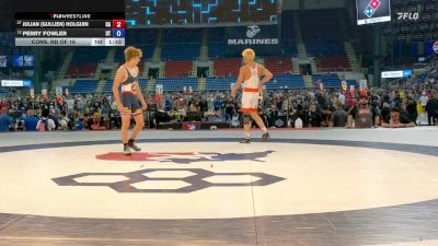 126 lbs Cons. Rd Of 16 - Julian (Gullien) Holguin, CA vs Perry Fowler, UT
