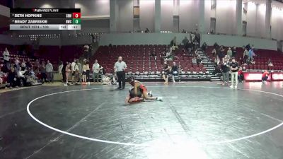 100 lbs 1st Place Match - Seth Hopkins, Virginia Team Predators vs Brady Zabriskie, Richmond Wrestling Club