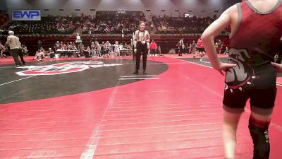 49 lbs Consolation - Stella Spencer, Collinsville Cardinal Youth Wrestling vs Alex Korte, Wagoner Takedown Club