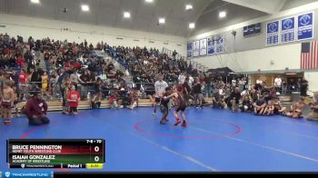 70 lbs 5th Place Match - Isaiah Gonzalez, Academy Of Wrestling vs Bruce Pennington, Hemet Youth Wrestling Club