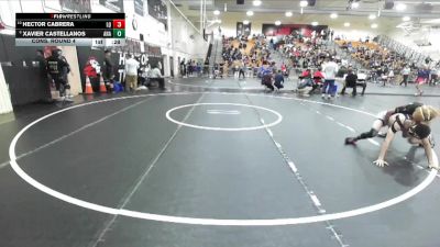 132 lbs Cons. Round 4 - Xavier Castellanos, Anaheim vs Hector Cabrera, La Quinta/LQ