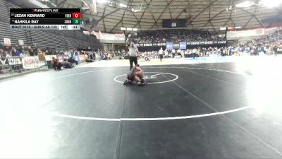 Girls 4A 135 lbs Champ. Round 1 - Lezah Kennard, Ferris (Girls) vs Nahkila Ray, Sunnyside (Girls)