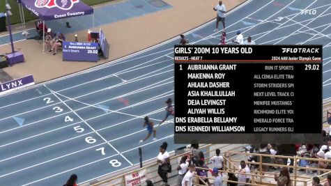 Youth Girls' 200m, Finals 8 - Age 10