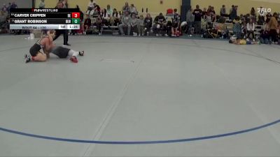 120 lbs Semifinal - Carver Crippen, DC Elite vs Grant Robinson, BEWA