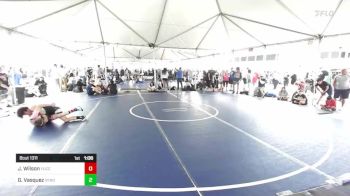 137 lbs Round Of 16 - Jesse Wilson, Yucca Valley Wrestling vs Gilbert Vasquez, Venom WC