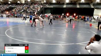 184 lbs Champ. Round 1 - Terungwa Unongo, Doane University vs Keirin Mick, Benedictine College