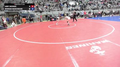 U20 Women - 55 lbs Cons. Round 2 - Abby DiCenzo, FL vs Morgan Maschmann, NE