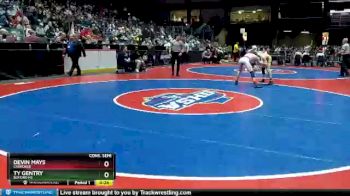 7A-120 lbs Cons. Semi - Ty Gentry, Buford HS vs Devin Mays, Cherokee