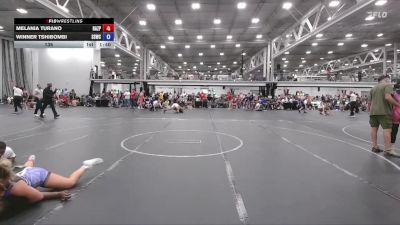 135 lbs Round 2 - Melania Turano, Razor PinkWave vs Winner Tshibombi, South Side WC