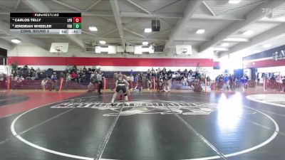 Boys 152 lbs Cons. Round 3 - Carlos Telly, Las Plumas Boys vs Jeremiah Wheeler, Foothill Boys